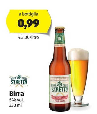 ALDI Birra 5% vol. 330 ml. offerta