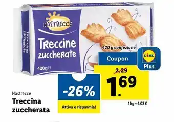 Lidl Treccina zuccherata offerta