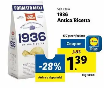 Lidl Patatine san carlo offerta