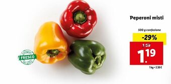 Lidl Peperoni misti offerta