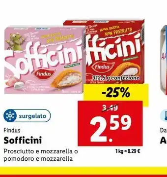 Lidl Sofficini findus offerta