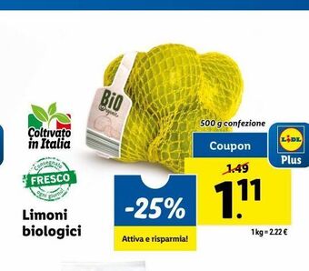 Lidl Limoni offerta