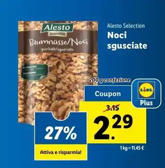 Lidl Noci sgusciate offerta