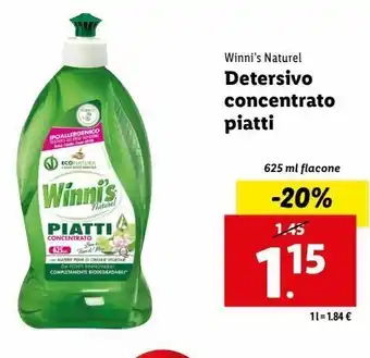 Lidl Detersivo per piatti winni's offerta