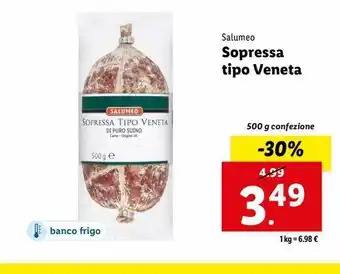Lidl Sopressa tipo veneta salumeo offerta