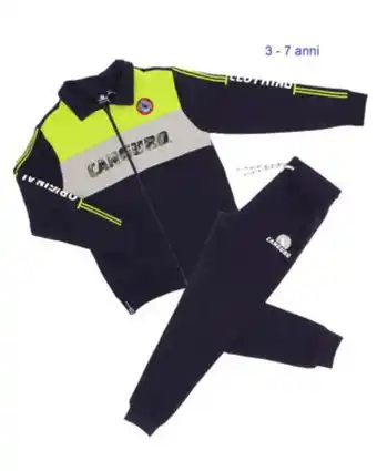 Canguro - boy tuta full zip