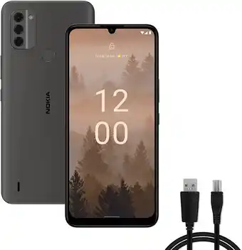 Nokia c31 smartphone 4g 64gb, 4gb ram, tripla camera 13 mp, display hd+ da 6.74″, android 12, batteria da 5050 mah, dual s...