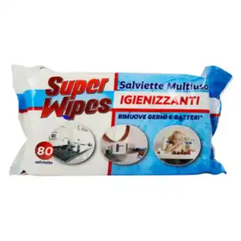 PiùMe Super wipes salviette multiuso detergenti e igienizzanti 80 pz offerta