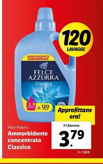 Lidl Ammorbidente concentrato classico offerta