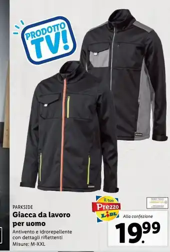 Lidl Giacca da lavoro per uomo offerta