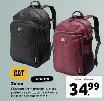 Lidl Zaino offerta