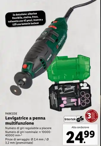 Lidl Levigatrice a penna multifunzione offerta