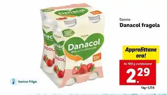 Lidl Danacol fragola offerta