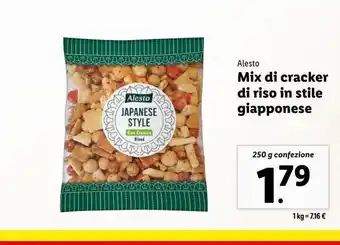 Lidl Mix di cracker di riso in stile giapponese offerta