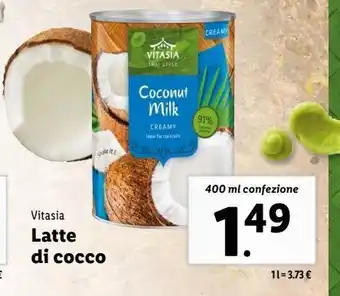 Lidl Latte di cocco offerta