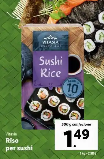 Lidl Riso per sushi offerta