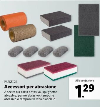 Lidl Accessori per abrasione offerta