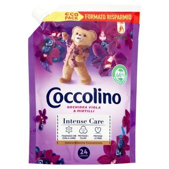 Coccolino orchidea viola & mirtilli ammorbidente concentrato €co pack 600 ml