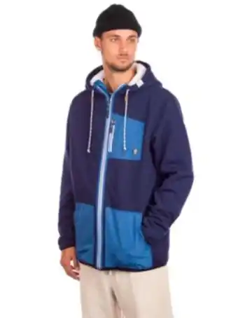 Coal hidden pond zip hoodie