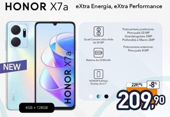 Unieuro Honor X7a offerta