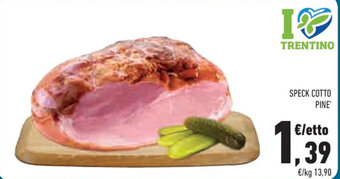 Conad Margherita Speck Cotto Pine' offerta