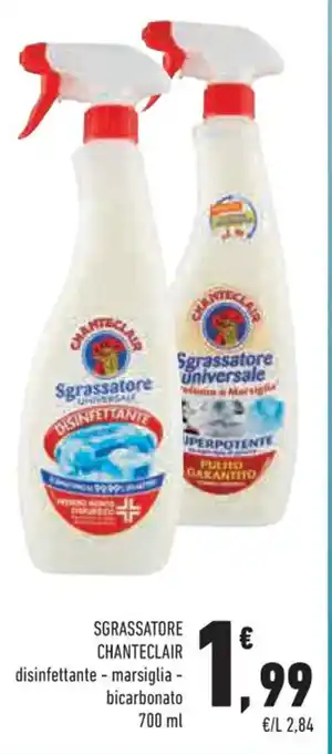 Chanteclair Sgrassatore disinfettante - marsiglia - bicarbonato 700 ml