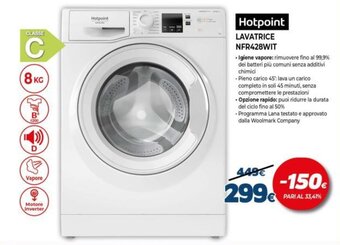 Expert Hotpoint Lavatrice NFR428WIT offerta