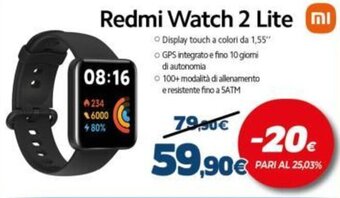 Expert Redmi Watch 2 Lite offerta