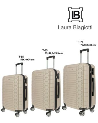 Globo Moda Biagiotti - trolley champagne in abs e 4 ruote doppie con stampa tartarugata offerta