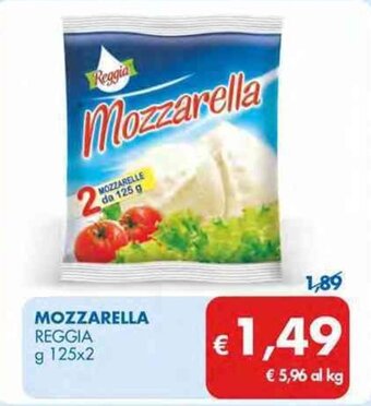 MD Discount Reggia Mozzarella g 125x2 offerta