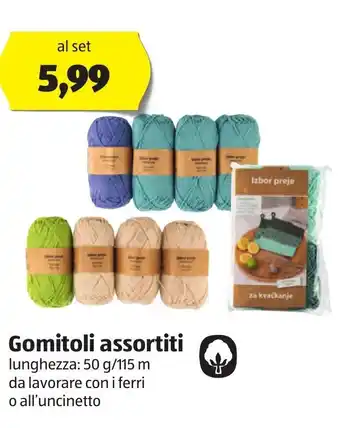 Gomitoli assortiti 50g / 115 m