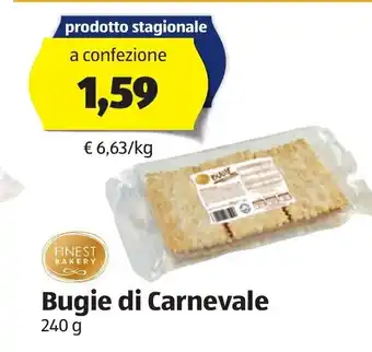 ALDI Bugie di Carnevale 240 g offerta