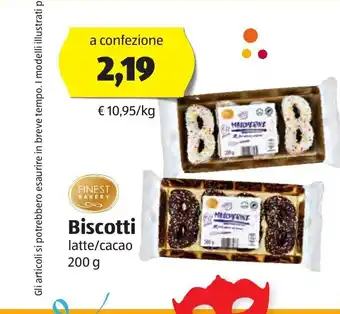 ALDI Biscotti latte/cacao 200 g offerta