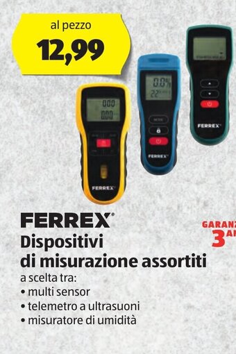 Ferrex Dispositivi di misurazione assortiti