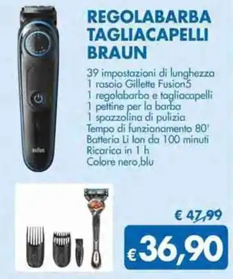 Braun Regolabarba Tagliacapelli