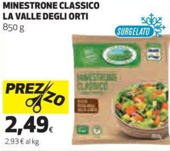 Coop La Valle Degli Orti Minestrone Classico 850 g offerta