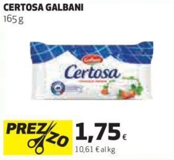Coop Galbani Certosa 165 g offerta