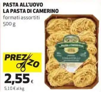 Coop La Pasta di Camerino Pasta All'Uovo Formati Assortita 500 g offerta