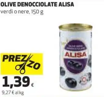 Coop Alisa Olive Denocciolate Verdi o Nere 150 g offerta