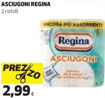 Coop Regina Asciugoni 2 Rotoli offerta