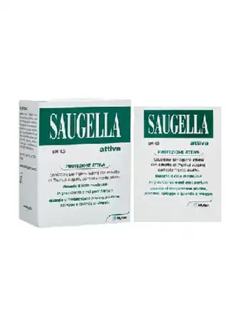 Saugella attiva salviette detergenti 10 pezzi