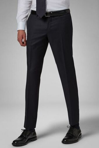 Boggi Slim fit stretch wool trousers offerta