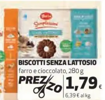 Coop Biscotti Senza Lattosio Farro e Cioccolato 280 g offerta