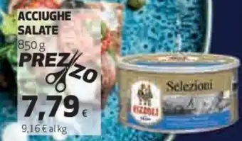 Coop Rizzoli Acciughe Salate 850 g offerta