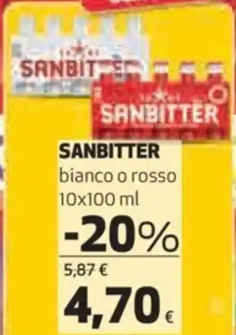 Coop Sanbitter Bianco o Rosso 10x100 ml offerta