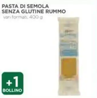 Coop Rummo Pasta di Semola Senza Glutine Vari Formati 400 g offerta