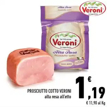 Conad Superstore Veroni Prosciutto Cotto offerta