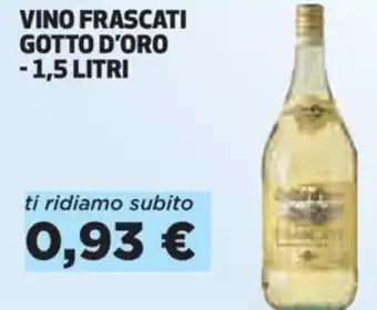 Coop Gotto D'Oro Vino Frascati 1,5 Litri offerta