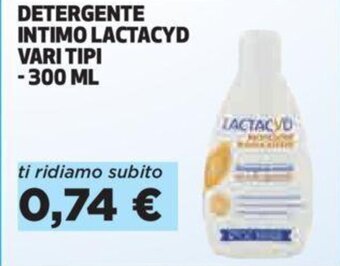 Coop Lactacyd detergente intimo 300 ml offerta