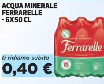 Coop Ferrarelle Acqua Minerale 6x50 cl offerta